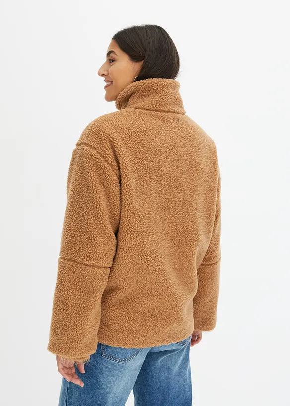Fôret teddyfleece-jakke, bonprix