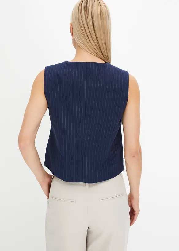 Dressvest i viskosemiks, bonprix
