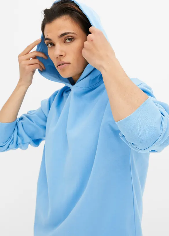 Hettegenser i 100% bomull, bonprix