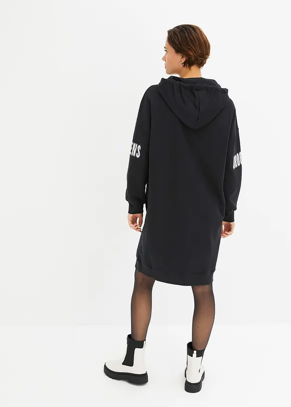 Sweatshirtkjole i ren økologisk bomull, bonprix