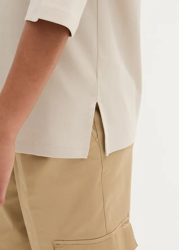 Oversized topp i ren økologisk bomull, bonprix