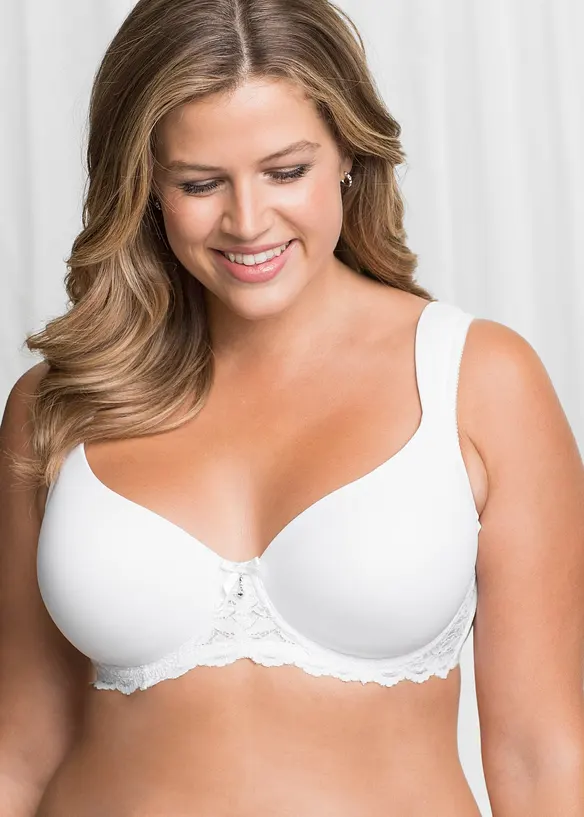 Vattert BH med polstrede skulderbånd, bonprix