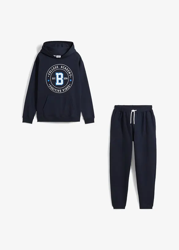 Sweatshirt og sweatbukse til barn (2-delt sett), bonprix