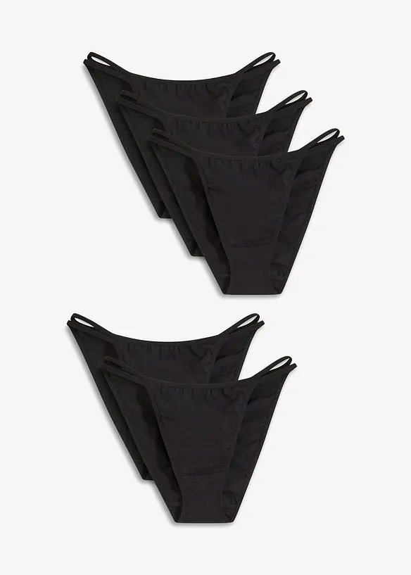 Tangatruse med &oslash;kologisk bomull (5-pack), bonprix