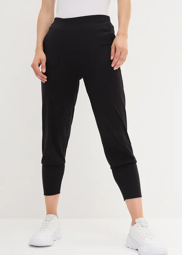 Capri-haremsbukse i ekstra mykt materiale, bonprix