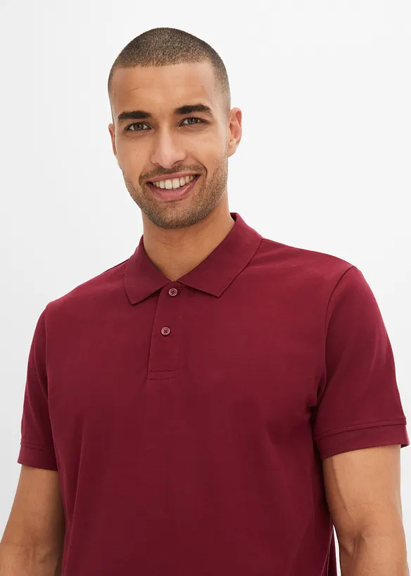 Piké-poloskjorte i 100% økologisk bomull, bonprix