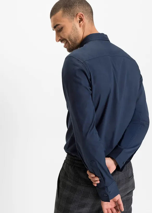Skjorte med stretch, Slim Fit, bonprix