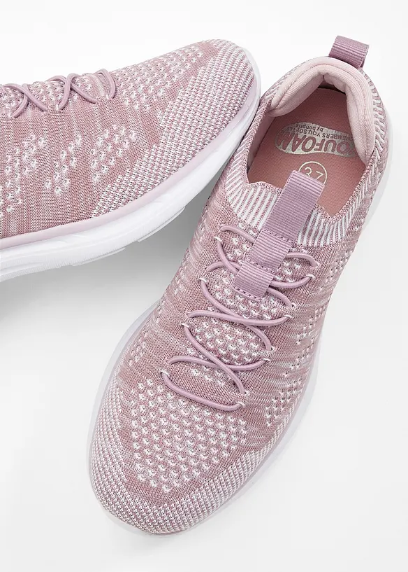 Behagelige slip in-sneakers i softmateriale, bonprix