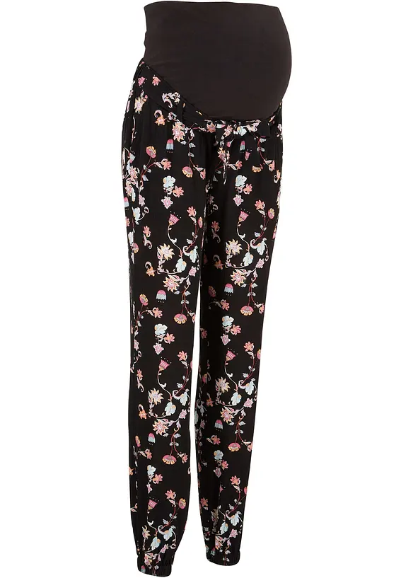 Mammabukse i lett viskose, Loose Fit, bonprix