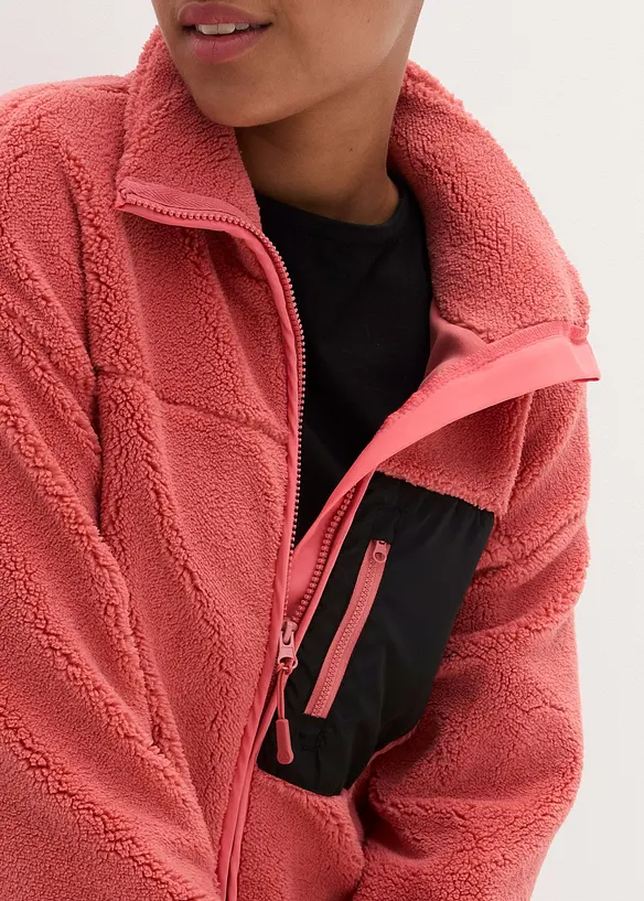 Jakke i teddyfleece, bonprix