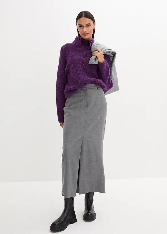 Oversized ullgenser med alpakka, bonprix