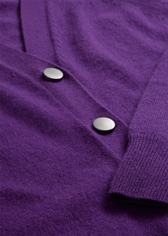 Cardigan i kasjmir med Good Cashmere Standard®, bonprix