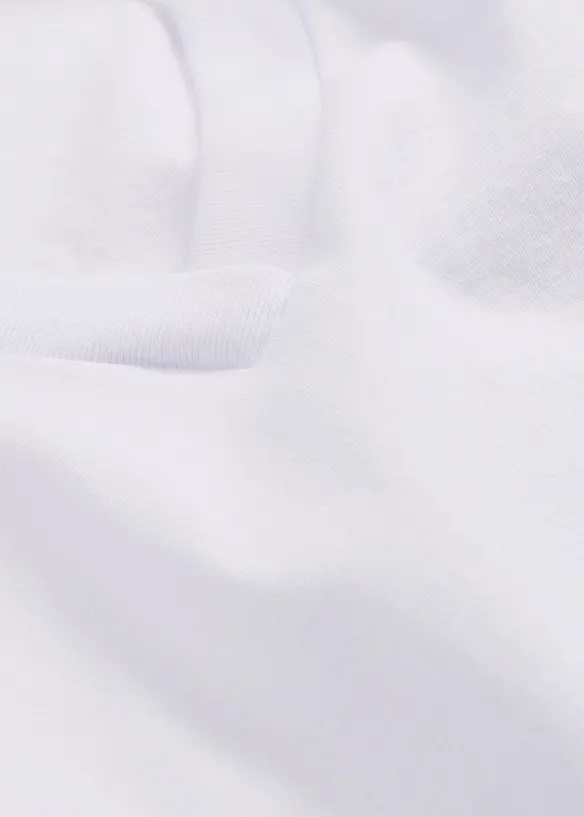 Vid, lang topp med V-hals, kortermet (5-pack), bonprix