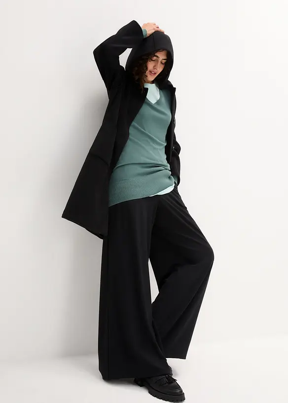 Lang basic-genser med V-hals, bonprix