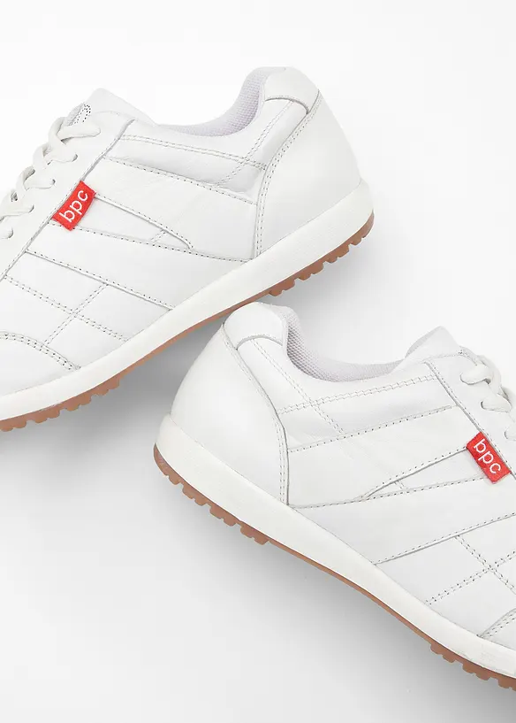 Sneakers i skinn, bonprix