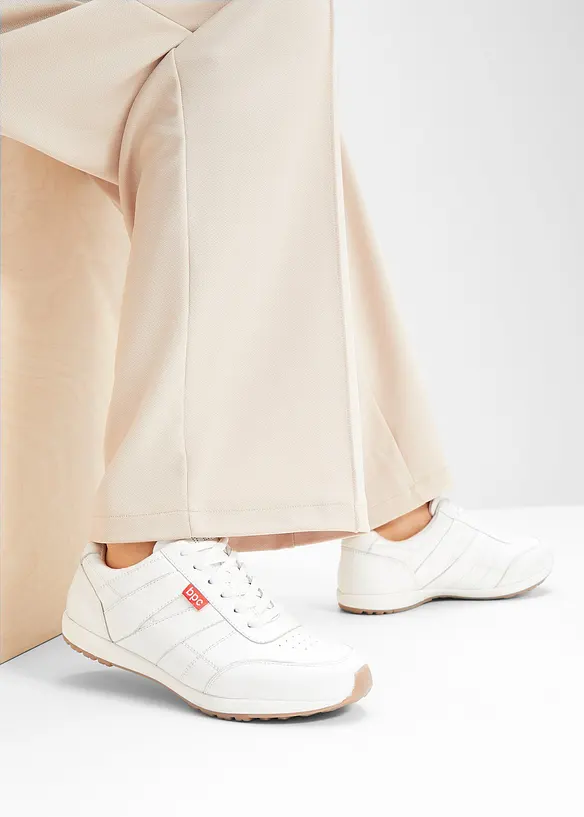 Sneakers i skinn, bonprix