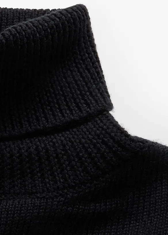 Strikket kjole i merinoull, bonprix