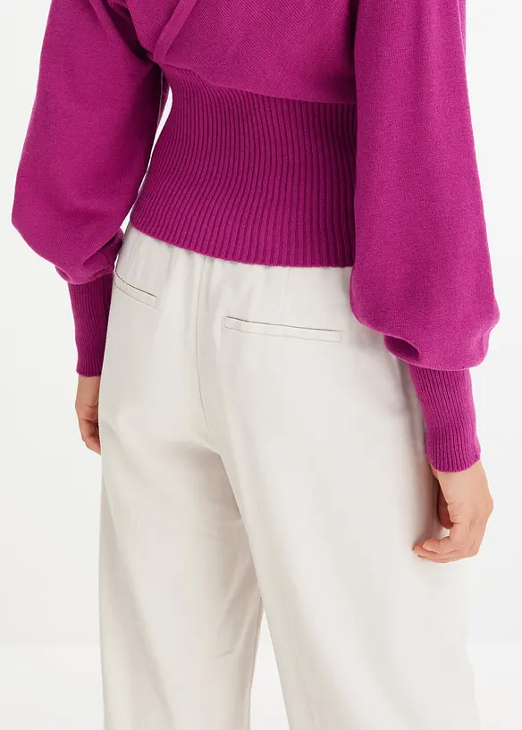 Genser i lett viskosemiks, bonprix