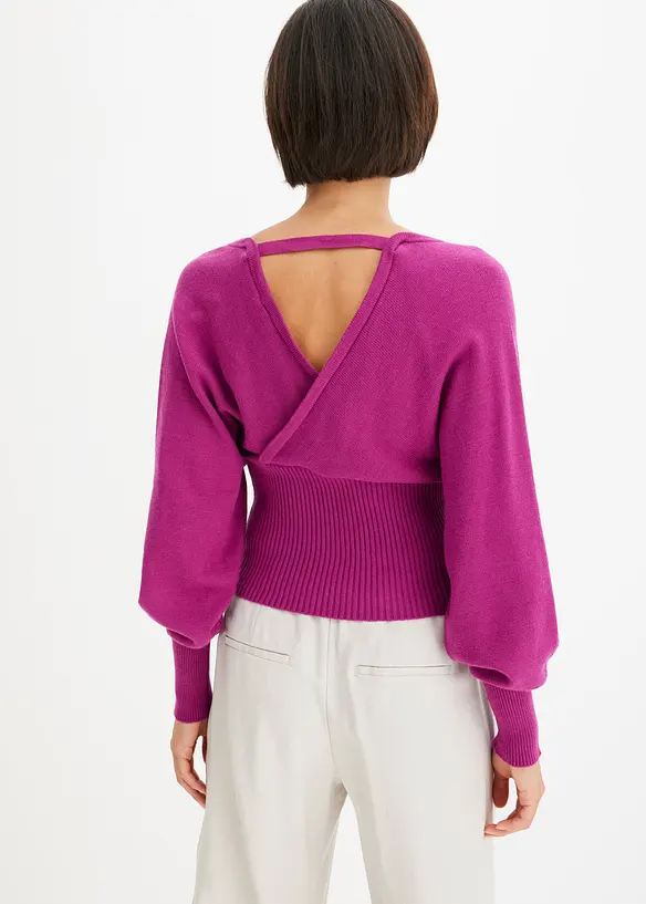 Genser i lett viskosemiks, bonprix