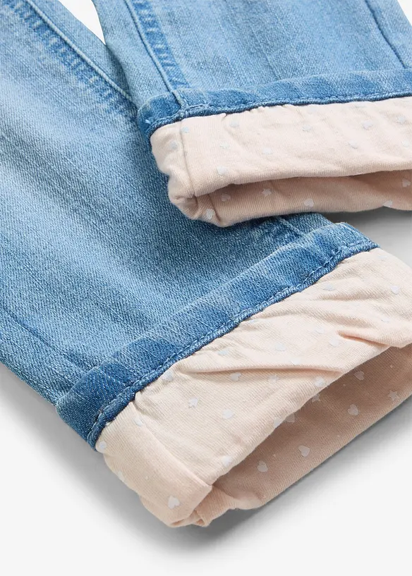 Termojeans med jerseyfôr, Slim Fit, bonprix