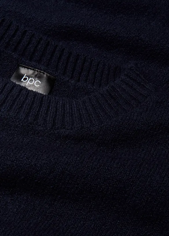 Oversized strikket kjole, bonprix