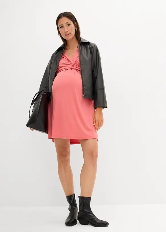 2-i-1-mamma- og ammekjole av viskosestretch, bonprix