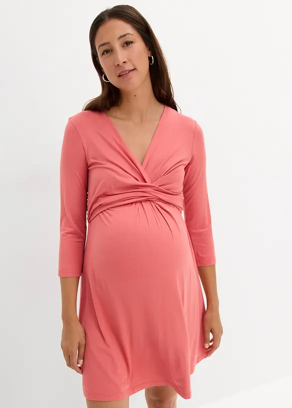 2-i-1-mamma- og ammekjole av viskosestretch, bonprix