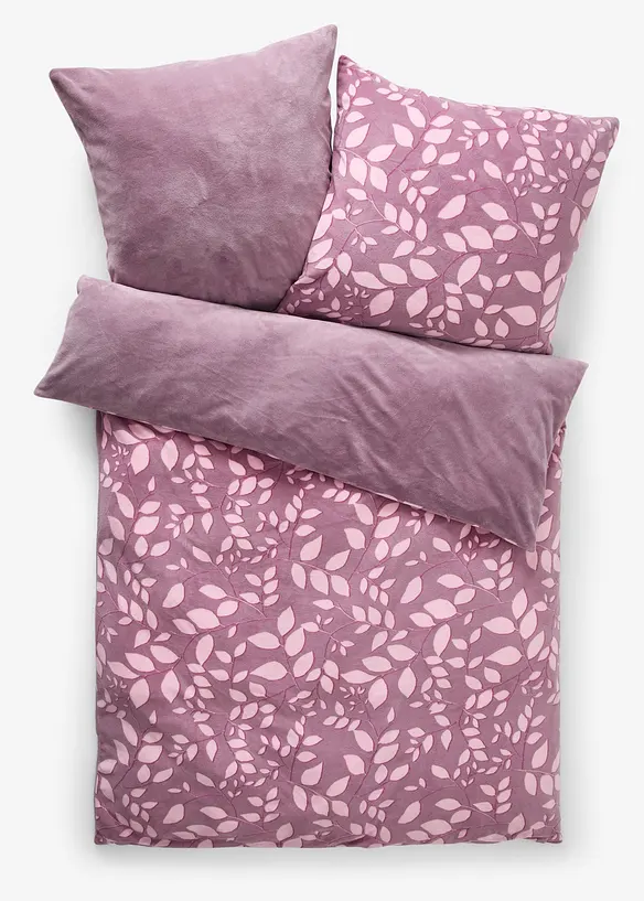 Vendbart sengesett med kasjmir-touch og blomstermotiv, bonprix
