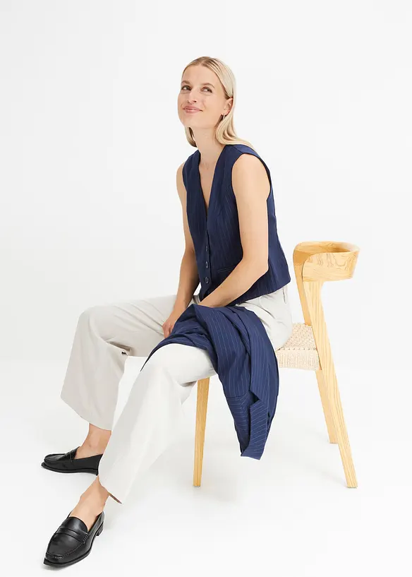 Dressvest i viskosemiks, bonprix