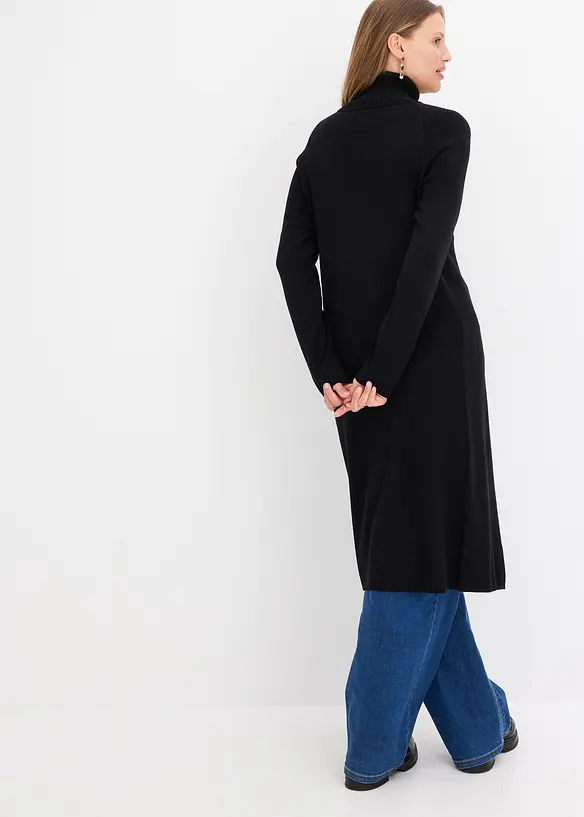 Lang genser med splitt, bonprix