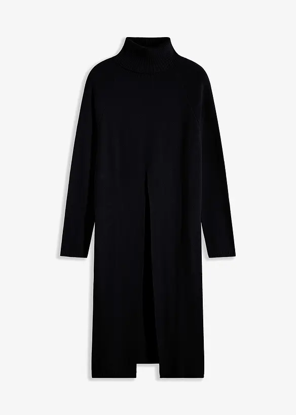 Lang genser med splitt, bonprix