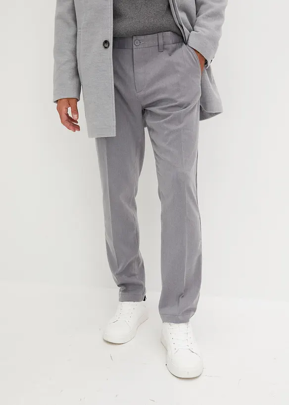 Elegant bukse med press, Regular Fit, bonprix