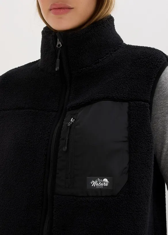 Vest i tedyfleece, bonprix