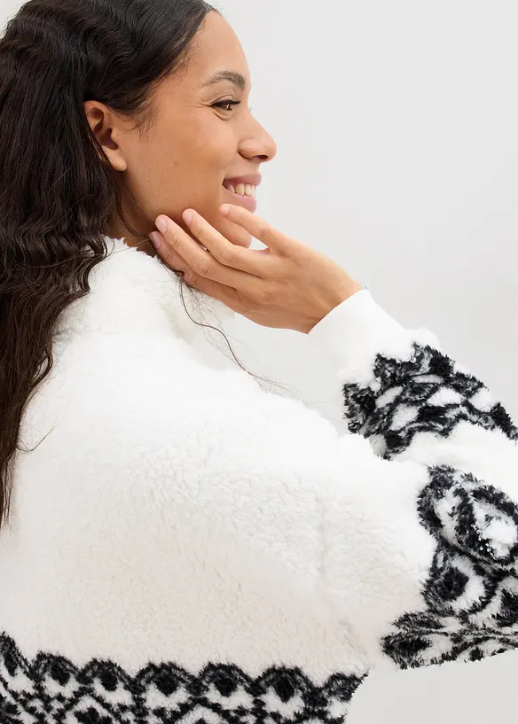 Genser i pilefleece, bonprix