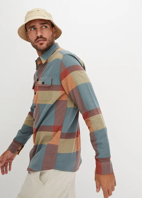 Flanellskjorte i 100% bomull, bonprix