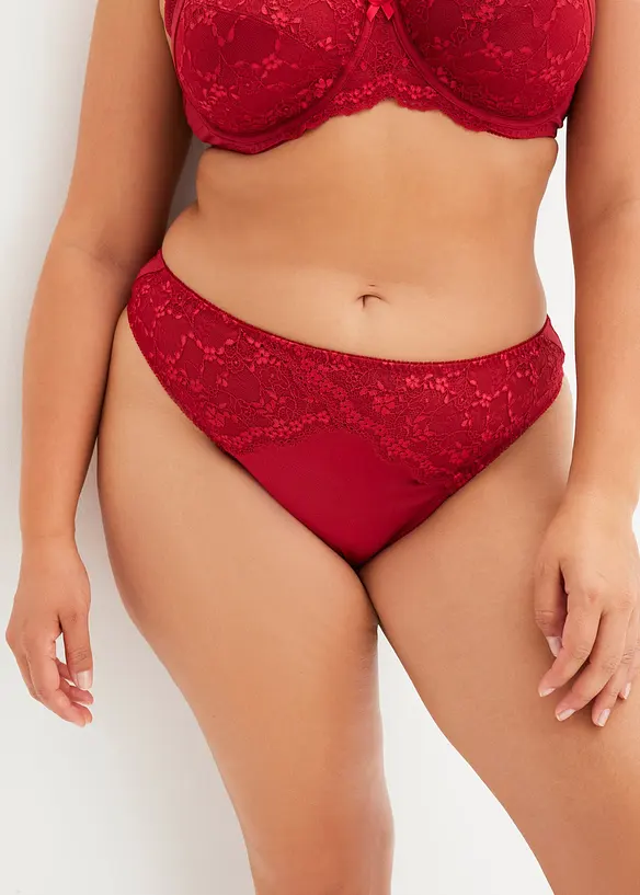Maxi-stringtruse med blankt materiale (2-pack), bonprix