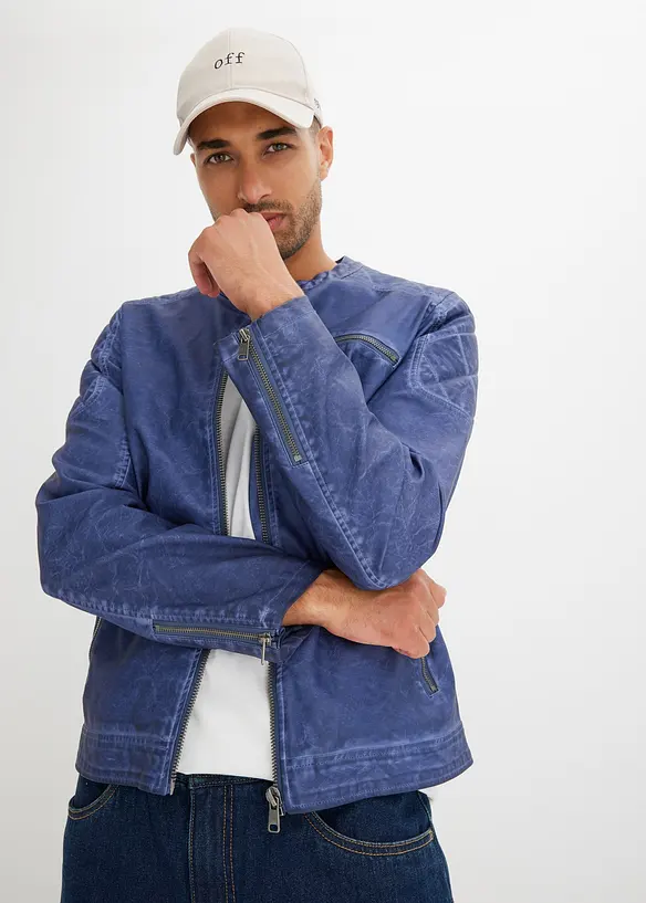 Jakke i imitert skinn, bonprix