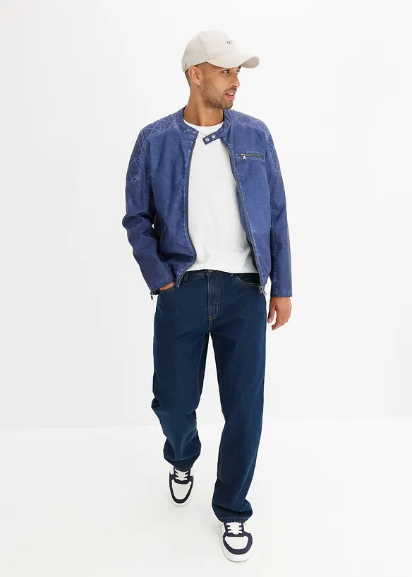 Jakke i imitert skinn, bonprix