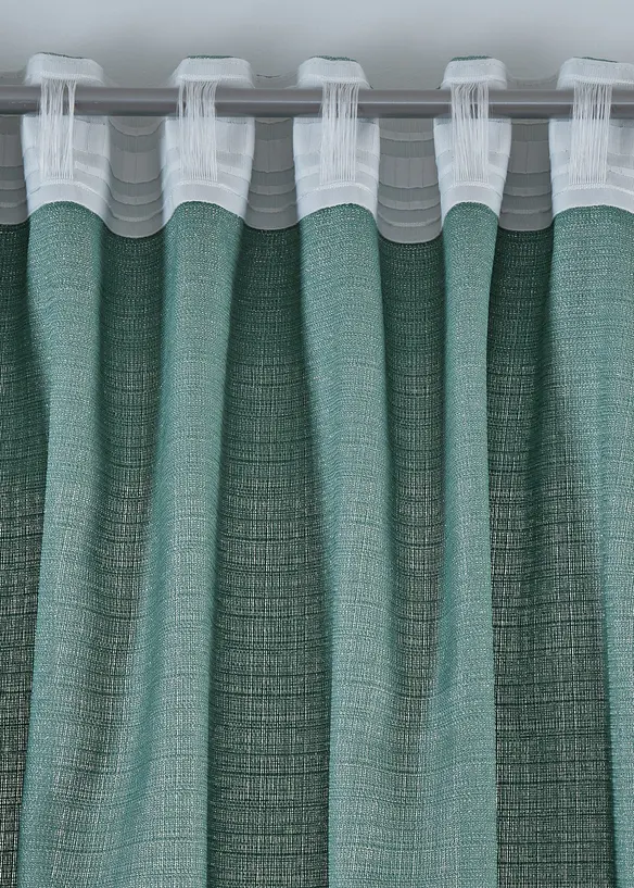 Gardin med lett glans (1-pack), bonprix