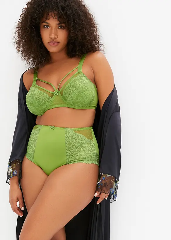 Minimizer-BH med forseggjorte blonder, bonprix