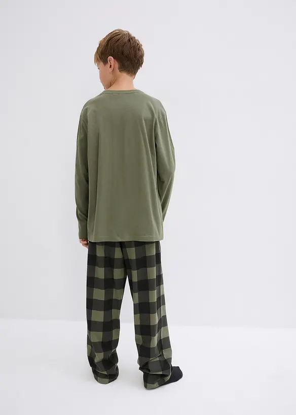 Pyjamas i 100% økologisk bomull (2-delt sett), bonprix