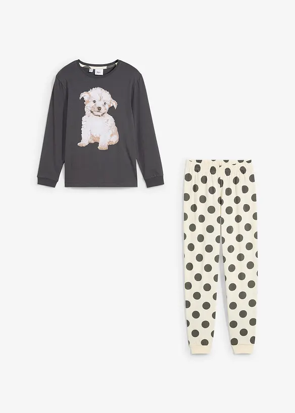Pyjamas i 100% økologisk bomull (2-delt sett), bonprix