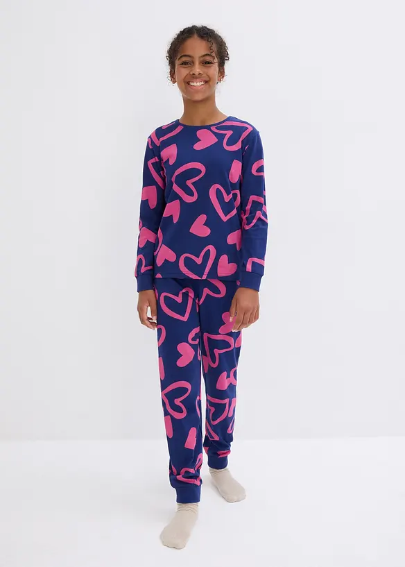 Pyjamas i 100% økologisk bomull (2-delt sett), bonprix
