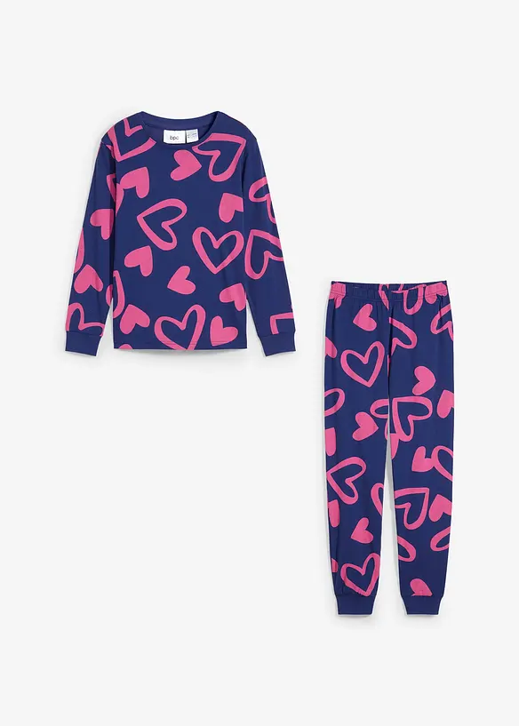 Pyjamas i 100% økologisk bomull (2-delt sett), bonprix