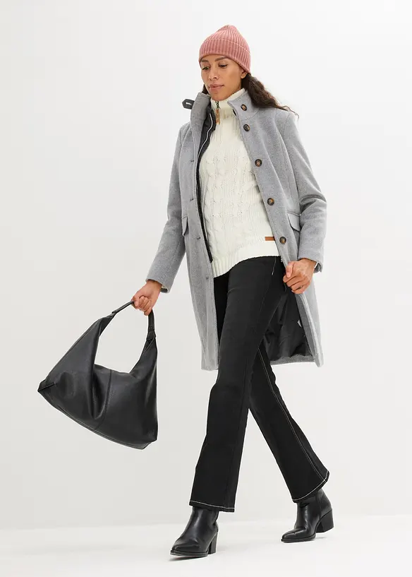 Vinterkåpe i 2-i-1-stil, bonprix