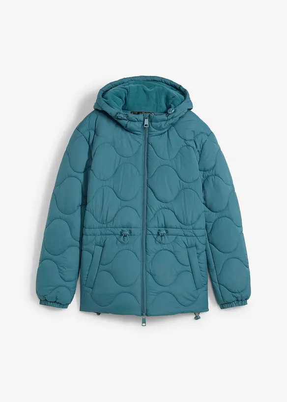 Vattert jakke med hette, bonprix