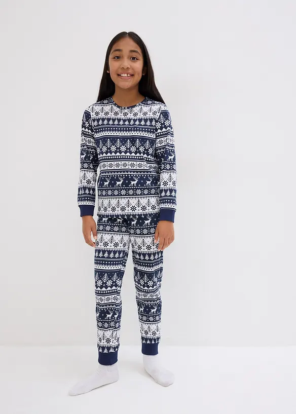 Pyjamas i 100% økologisk bomull (2-delt sett), bonprix