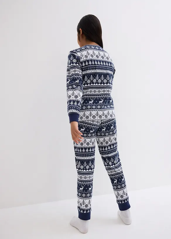 Pyjamas i 100% økologisk bomull (2-delt sett), bonprix