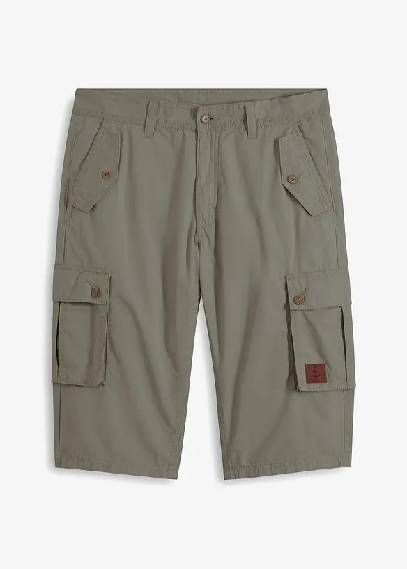 Cargo-bermudashorts i 100% bomull, Regular Fit, bonprix