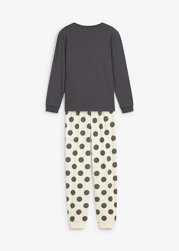 Pyjamas i 100% økologisk bomull (2-delt sett), bonprix